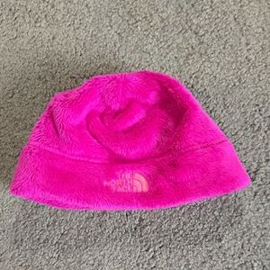 The North Face Infant Bright Pink Fleece Hat